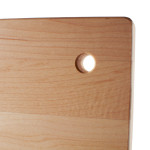Petite planche à découper en bois avec trou