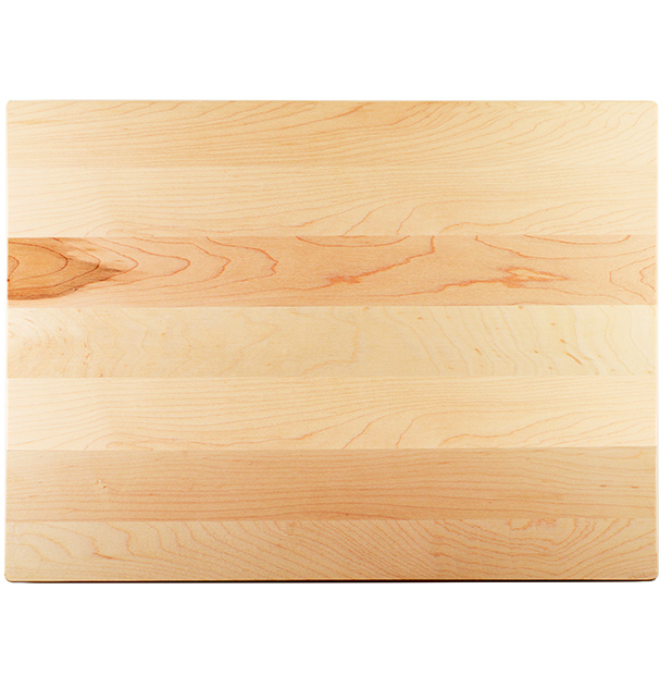 Planche à Découper En Bois De Peuplier – Faite Main – 33,5 X 33,5 Cm – Épaisse 2 Cm