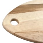 Planche à découper en forme de larme En Érable